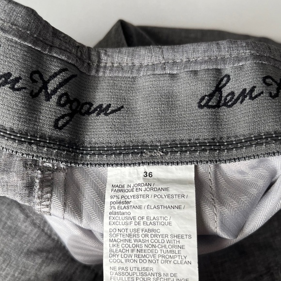 Ben Hogan Neutral Grey Athletic Athleisure Golf Style Shorts Men’s Size 36 Waist - Picture 7 of 9